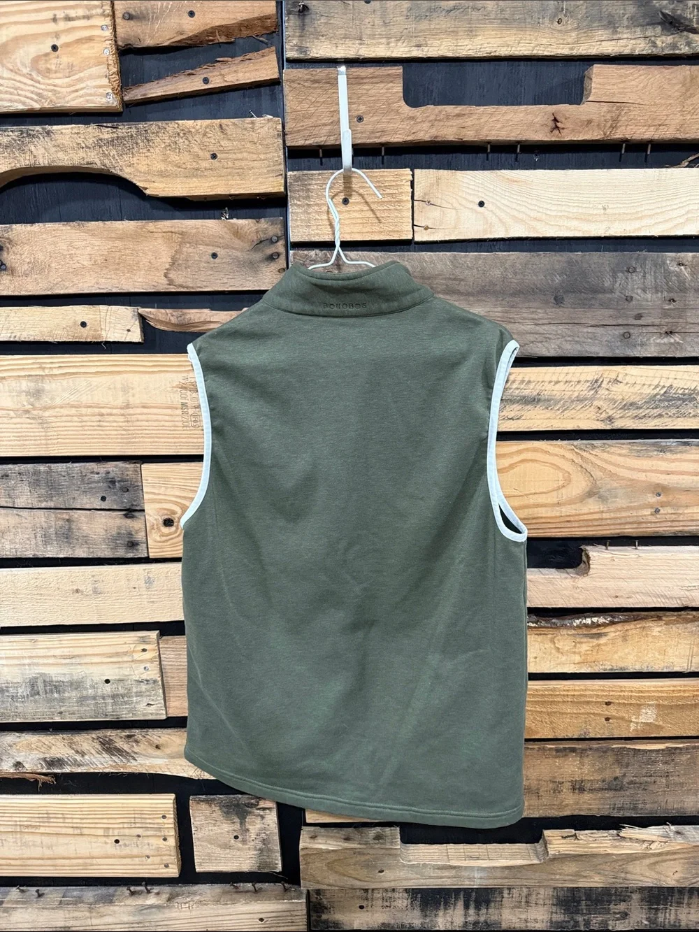 BONOBOS Men’s Clubhouse Golf Vest In Heather‎ Olive Green Size Small